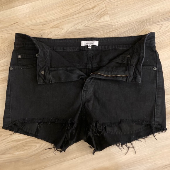 Talula Black Jean Shorts - Picture 2 of 5